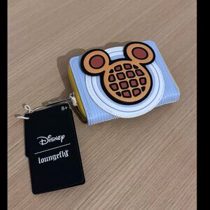 Loungefly Disney Mickey Mouse Waffle Scented Zip Wallet - BoxLunch Exclusive